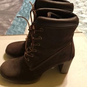 Leather Timberland boots 6 1/2